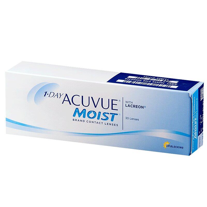 Линза контактная Acuvue 1-DAY Moist BC=8,5 -4,50 30 шт