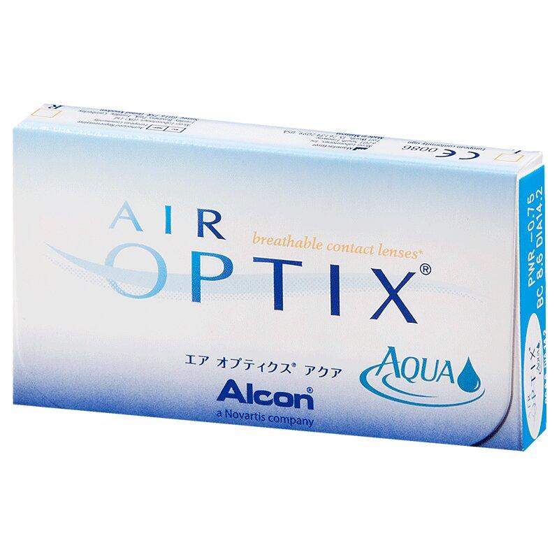 Линза контактная Air Optix Aqua BC=8,6 -1,75 6 шт