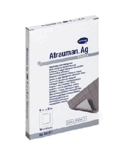 Повязка Atrauman Ag - мазевая с серебром 5 х 5 см. 1 шт.