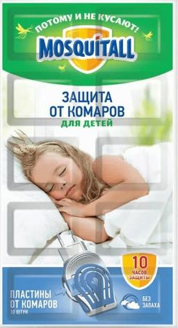 Москитол Нежная защита Пластины от комаров 10 шт.
