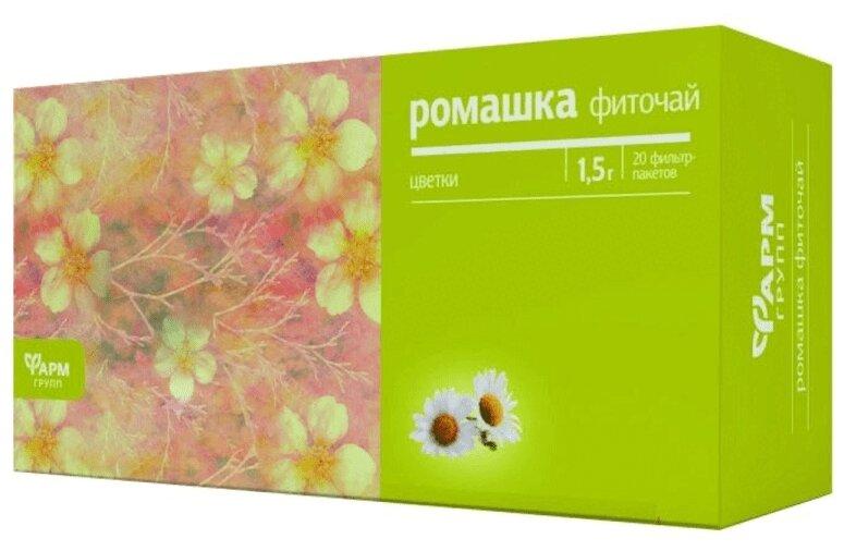 Чай Ромашка фильтр-пакеты 1,5 г 20 шт