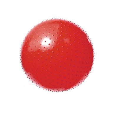 Мяч гимнастический игольчатый диаметр 55см красный