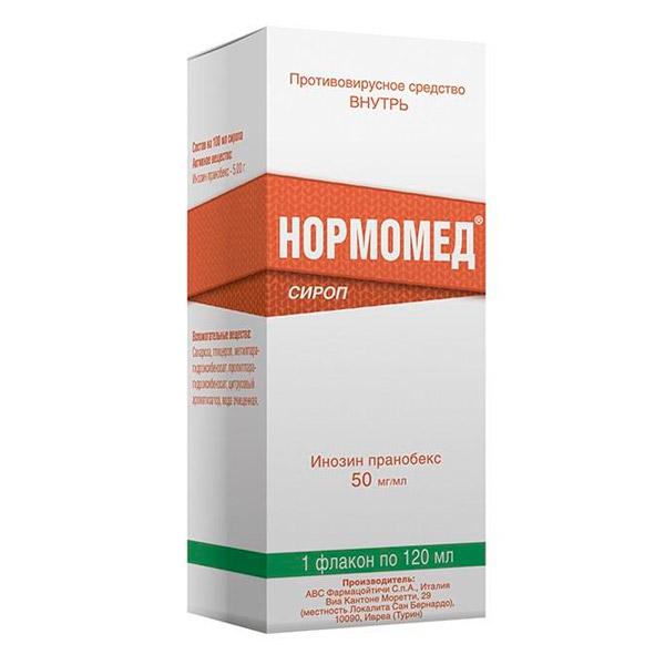 Нормомед сироп 50 мг/ мл фл.180 мл