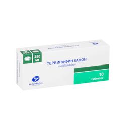 Тербинафин Канон таблетки 250 мг 10 шт