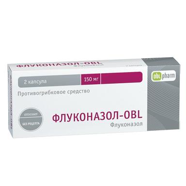 Флуконазол-OBL капс.150мг №2