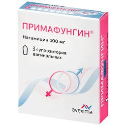Примафунгин суппозитории вагинальные 100мг 6 шт