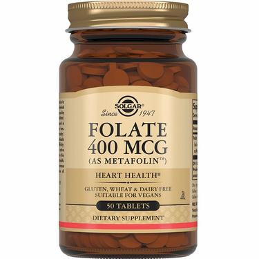 Solgar Фолат (Метафолин) таблетки 400 мкг 50 шт