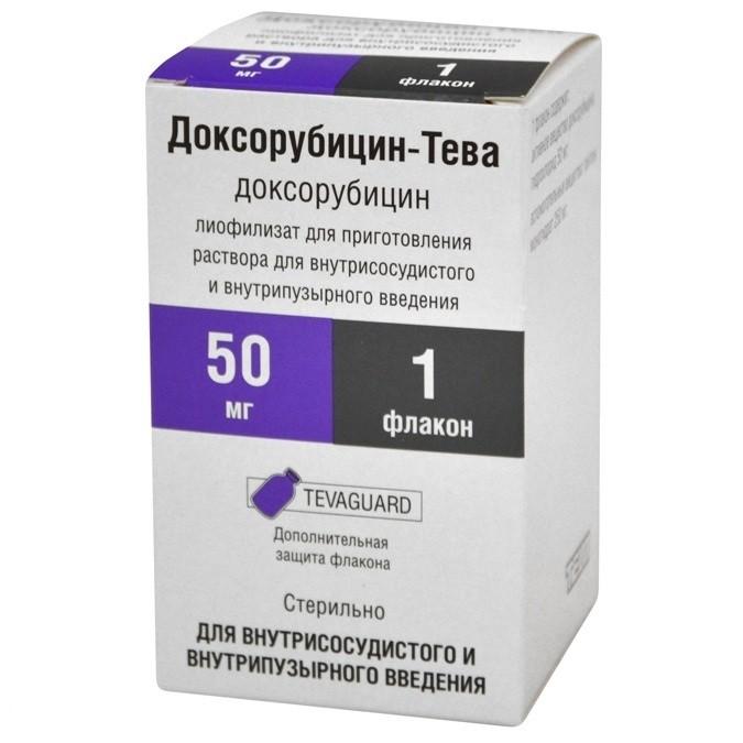 Доксорубицин-Ленс лиофилизат 50 мг фл.1 шт