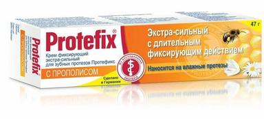 Протефикс крем д/фиксации зубных протезов экстрасильный Прополис 40мл