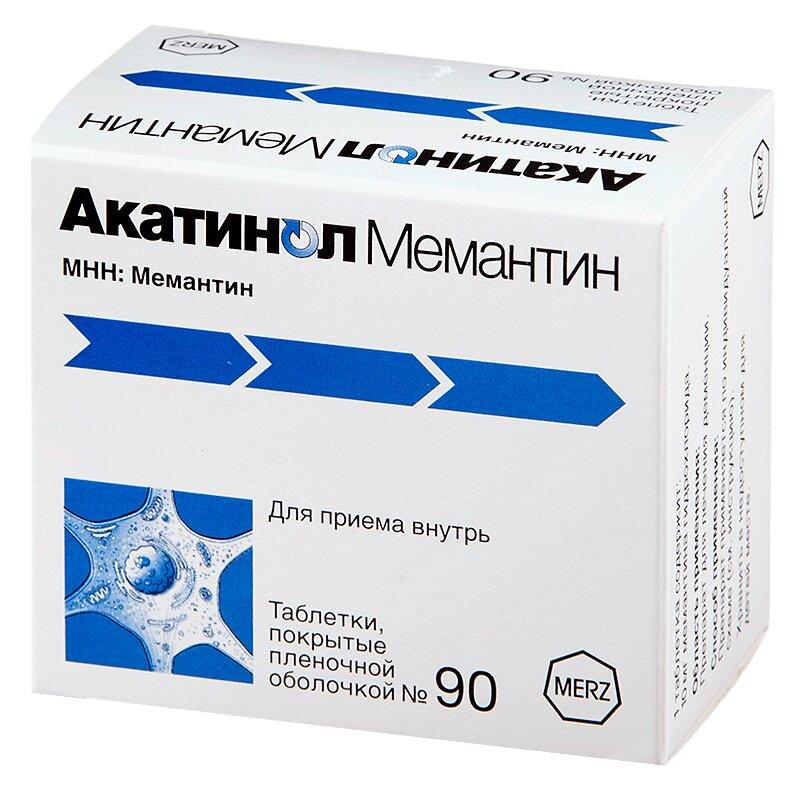 Акатинол Мемантин таблетки 10 мг 90 шт