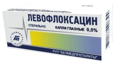 Левофлоксацин капли глазные 0,5% фл.-кап.5мл №1