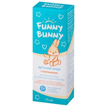 Funny Bunny крем для детей с пантенолом 0+ 75мл