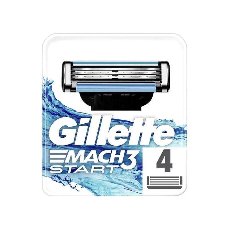 Gillette Мак 3 Старт Кассета для бритвенного станка 4 шт