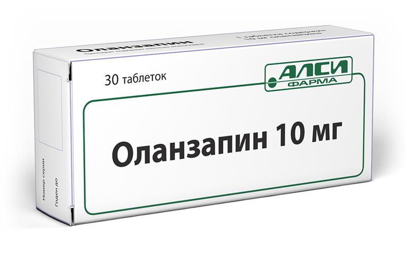 Оланзапин-АЛСИ таблетки 10мг 30 шт