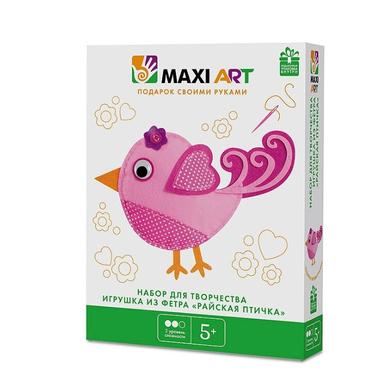 Maxi Art Набор для Творчества Игрушка из Фетра Райская Птичка