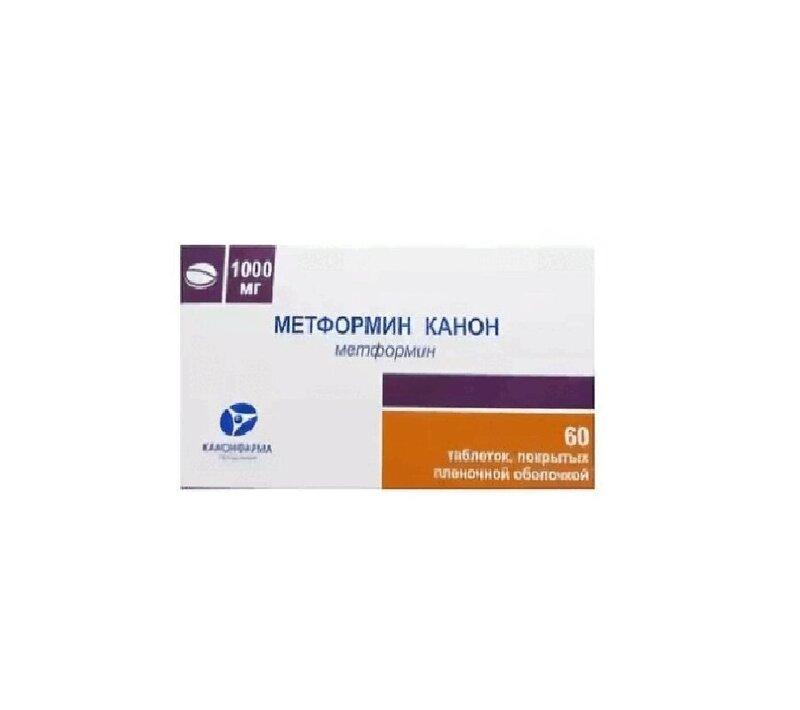 Метформин-Канон таблетки 1000 мг 60 шт