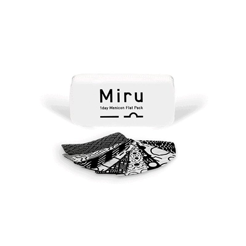 Линза контактная Miru 1 day Menicon Flat Pack -1,25 30 шт