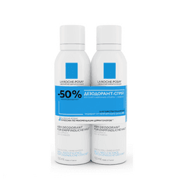 La Roche-Posay Дезодорант-аэрозоль физиологический 48 часов 150мл 2 шт скидка 50% на второй продукт