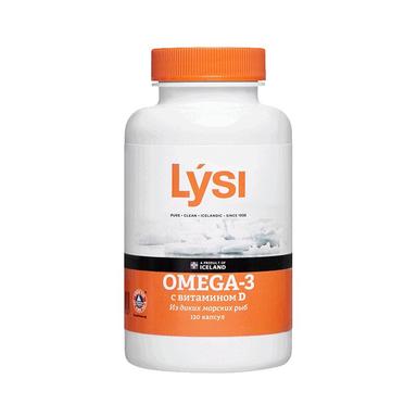 Лиси Омега-3 с витамином Д капс.500мг №120