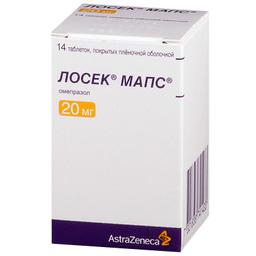 Лосек МАПС таблетки 20 мг 14 шт
