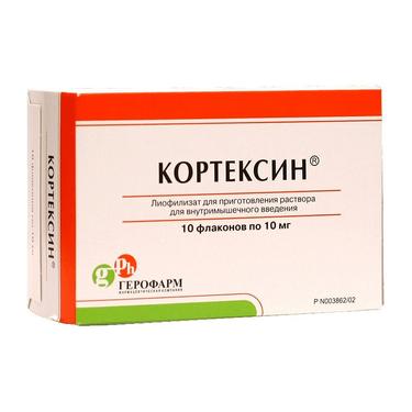 Кортексин лиофилизат 10 мг фл.5 мл 10 шт
