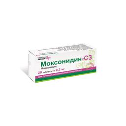 Моксонидин-СЗ таблетки 0,2мг 28 шт