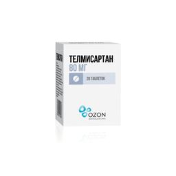 Телмисартан таблетки 80 мг 28 шт