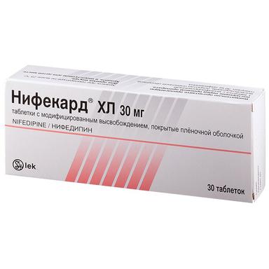 Нифекард ХЛ табл. п.п.о. 30 мг. №30