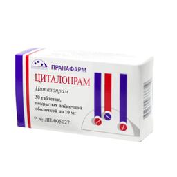Циталопрам таблетки 10 мг 30 шт