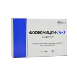 Фосфомицин-ЛекТ пор.д/р-ра для приема вн.3 г пакет 8 г 1 шт