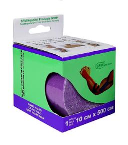 СФМ Пластер Лента кинезиологическая на хл.основе 10*500см 1 шт фиолетовая