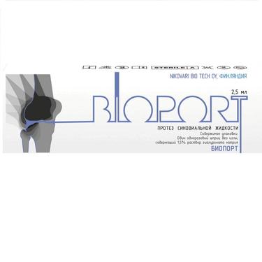 Биопорт Протез синовиальной жидкости 1,5% шприц 2,5 мл 1 шт