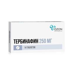 Тербинафин таблетки 250мг 14 шт
