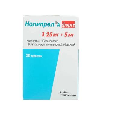 Нолипрел А форте таблетки 5 мг+1,25 мг 30 шт