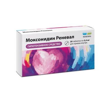 Моксонидин Реневал таблетки 0,4 мг 30 шт