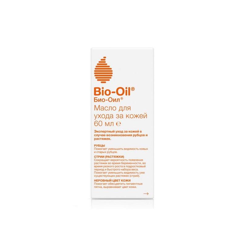 Bio-Oil Масло косметическое от шрамов, растяжек, неровного тона натуральное 60 мл