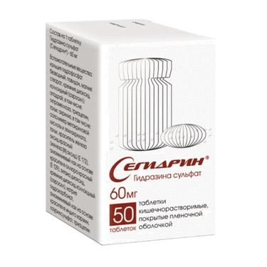 Сегидрин таблетки 60 мг 50 шт