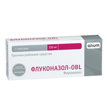 Флуконазол-OBL капсулы 150мг 4 шт