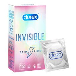Durex Инвизибл Презервативы со стимулирующей смазкой 12 шт