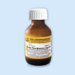 Альфа-Токоферола ацетат (Витамин Е) раствор 300мг/мл фл.50мл 1 шт