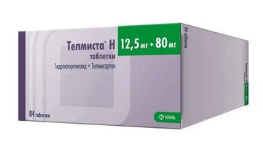 Телмиста Н таб.12,5 мг+80 мг 84 шт