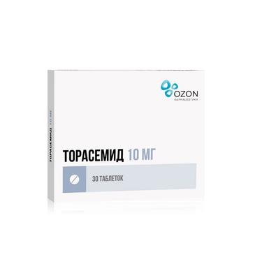 Торасемид таблетки 10 мг 30 шт