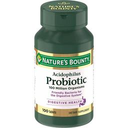 Natures Bounty Ацидофилус Пробиотик таб.200мг 100 шт