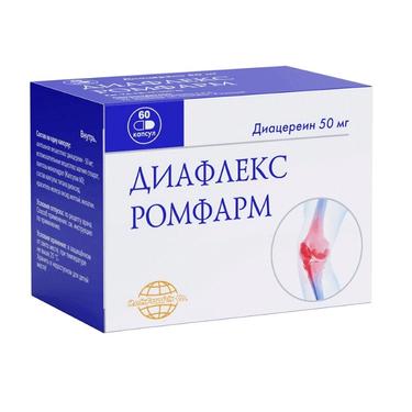 Диафлекс Ромфарм капсулы 50 мг 60 шт