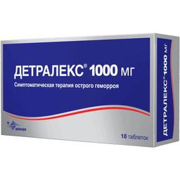 Детралекс таблетки 1000мг 18 шт
