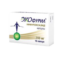 Экофурил капсулы 200 мг 16 шт