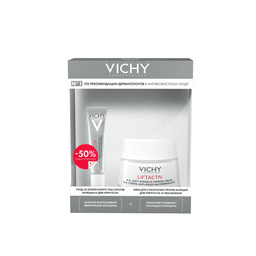 Vichy Лифтактив Супрем Набор (крем дневной д/сух. кожи 50 мл+крем для глаз 15 мл) -50% на второй продукт