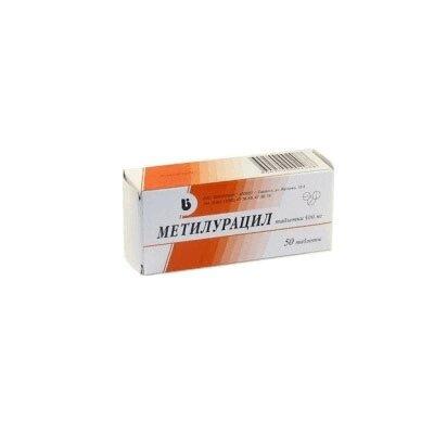 Метилурацил таблетки 500 мг N50