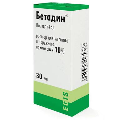 Бетадин р-р 10% фл 30мл N1