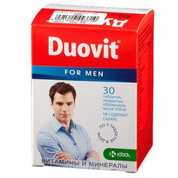 Дуовит для мужчин таблетки 30 шт